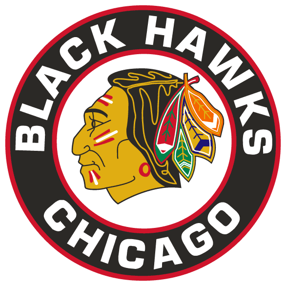 Chicago Blackhawks Primary Team Indian Head Logo Patch