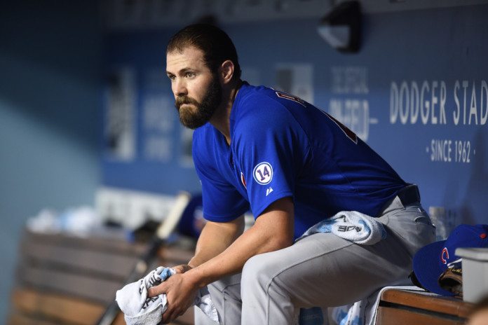 MLB: AUG 30 Cubs at Dodgers anthony rizzo miguel montero