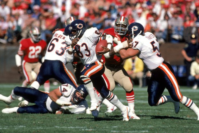 Chicago Bears v San Francisco 49ers greatest bears athlete