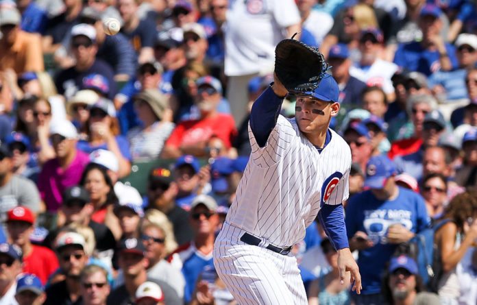 Cincinnati Reds v Chicago Cubs anthony rizzo