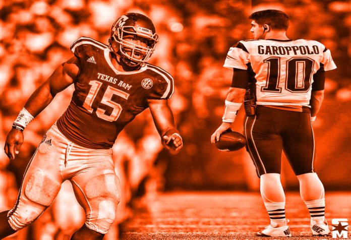 Myle-Garrett-Jimmy-Garoppolo-Chicago-Bears chicago bears garoppolo trade