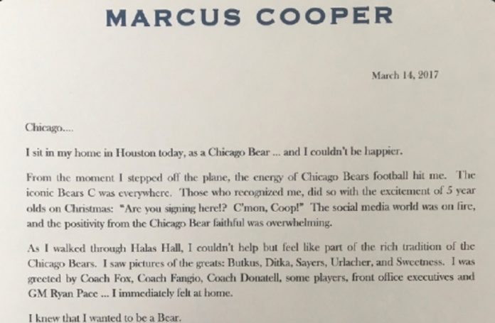 Untitled marcus cooper letter