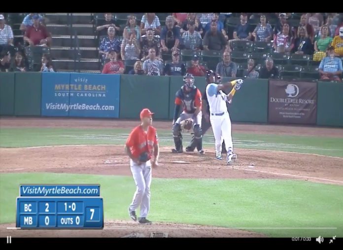 Eloy Jimenez home run Cubs 2017