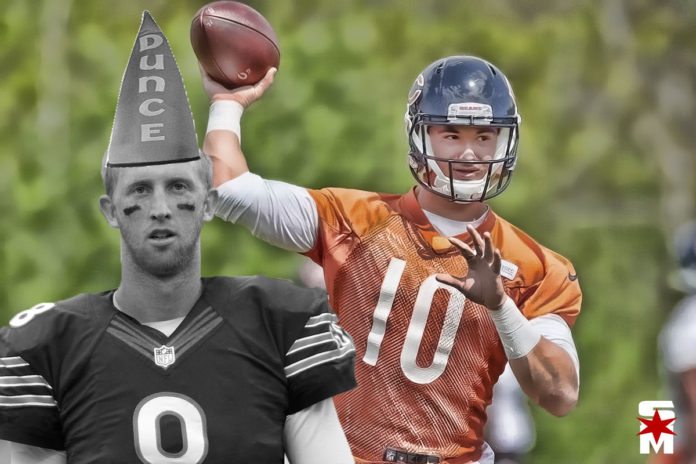 Mitch-Trubisky-Mike-Glennon-Chicago-Bears mitch trubisky prediction