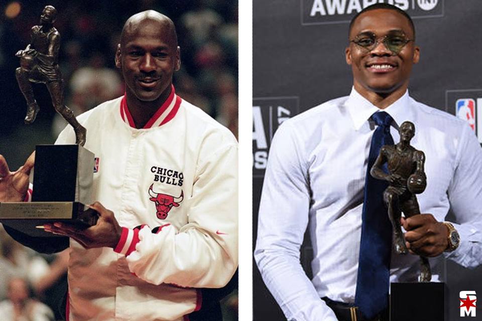 michael jordan and russell westbrook
