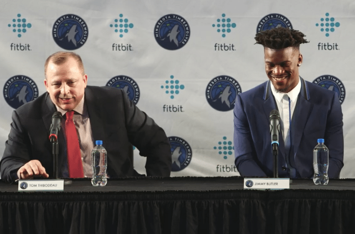Jimmy Butler Tom Thibodeau jimmy butler gives phone number critics call me