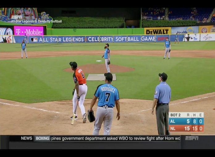 Andre Dawson celebrity softball game home runs