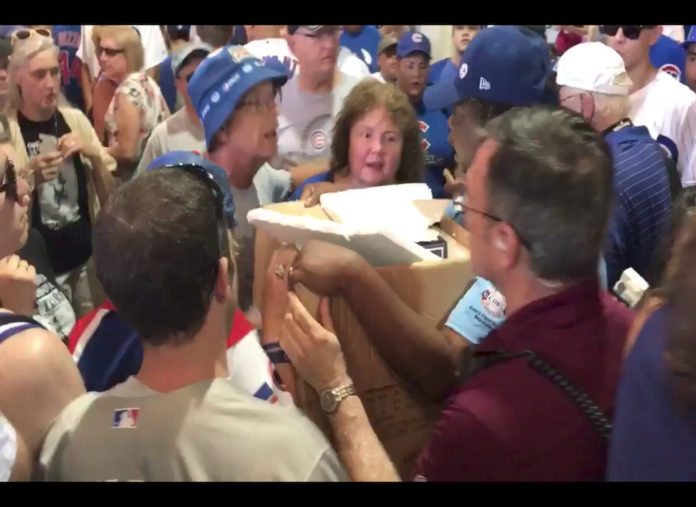 Cubs fans bobblehead