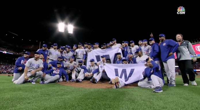 cubs 2017 NL central title