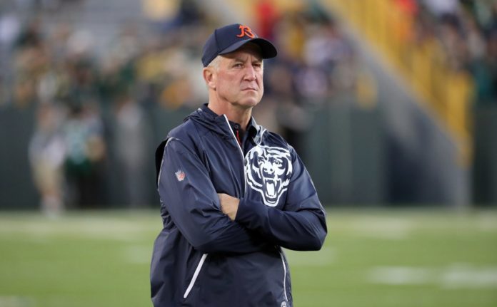John Fox fired mitch trubisky debut
