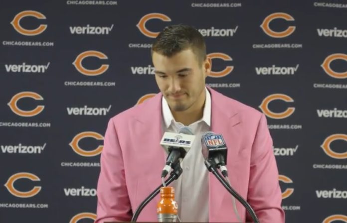 Mitch Trubisky pissed mitch trubisky