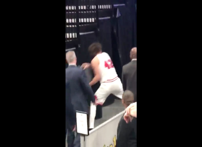 Robin Lopez throws chair Bulls