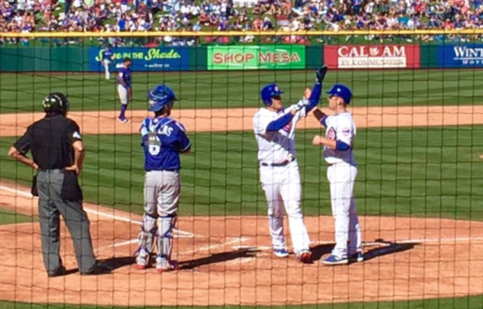 Anthony Rizzo home run spring training cubs