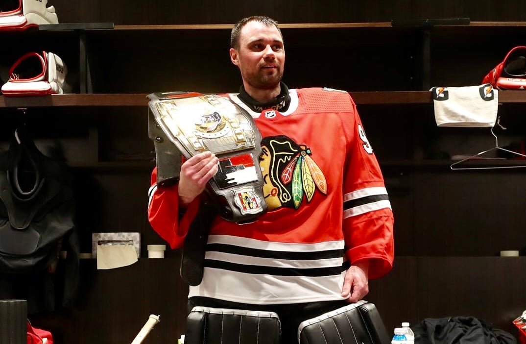 Beer League Goalie Earns First Star In Blackhawks Win