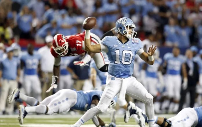 Mitch Trubisky and Roquan Smith roquan smith