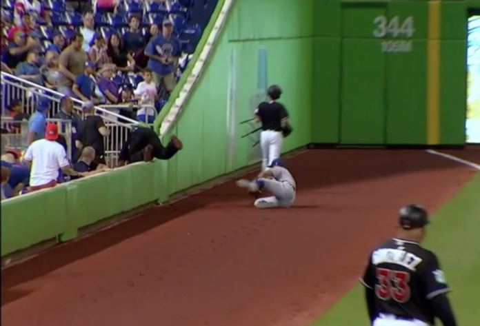 Kyle Schwarber security guard