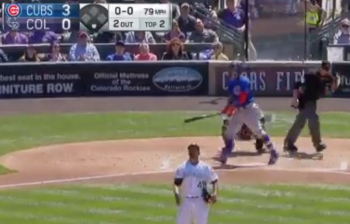 Javier Baez home run cubs