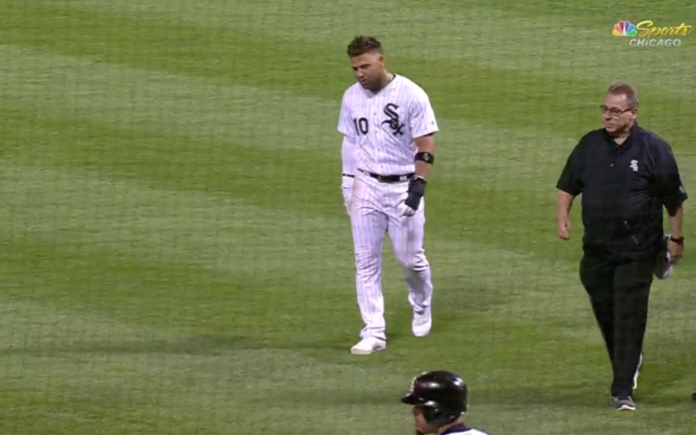 Yoan Moncada hamstring injury