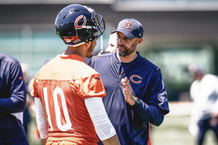 matt nagy and mitch trubisky matt nagy