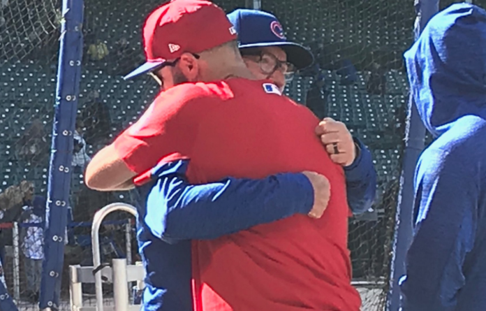 Jake Arrieta back at Wrigley Field with Cubs