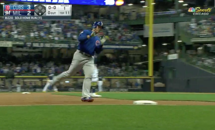 Cubs back in first place