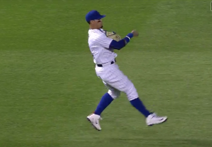 Dodgers announcers cubs bat flip defense