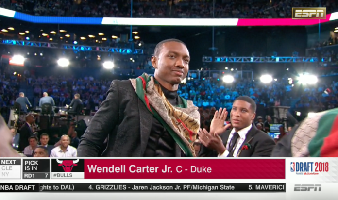 bulls fans mad wendell carter jr.