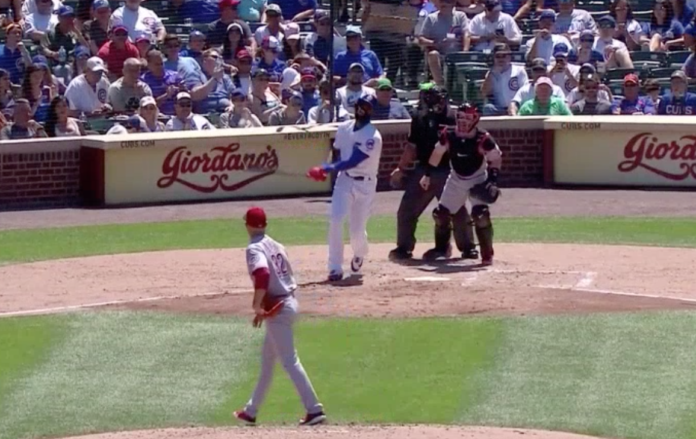 Jason Heyward foul ball