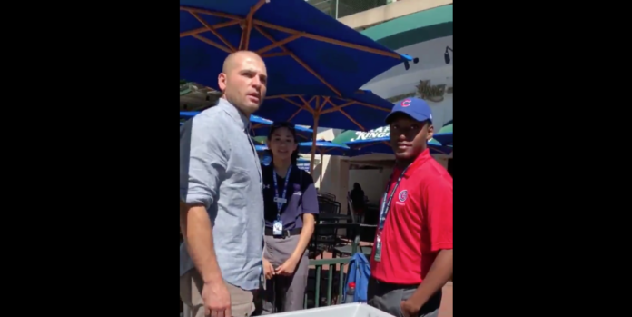Joey Votto getting into wrigley field