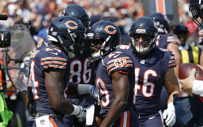Jordan Howard and Tarik Cohen chicago bears