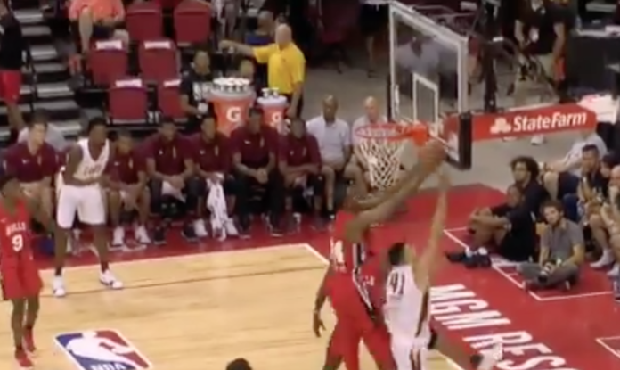 Wendell Carter Jr. blocks bulls