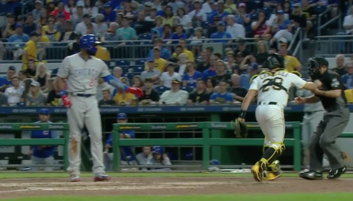 cubs game ump leaves