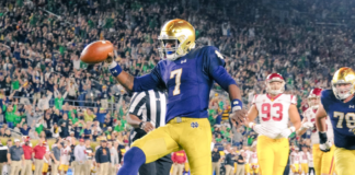Notre Dame QB Brandon Wimbush