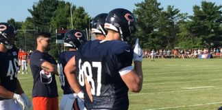 chicago bears practice