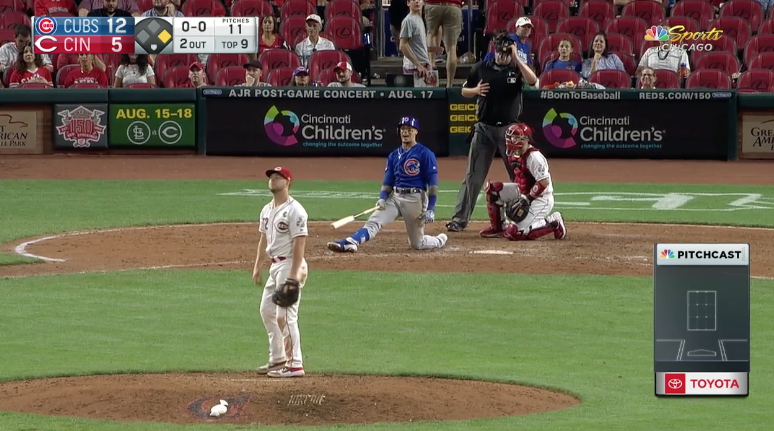 WATCH: Javier Báez Bats Left-Handed In Cubs Blowout Win