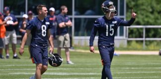 chicago bears kicker battle