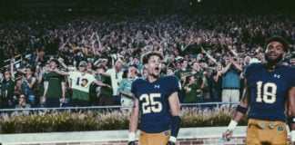 Braden Lenzy Notre Dame Football