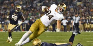 Notre Dame versus Navy