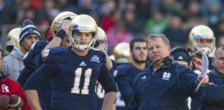Tommy Rees Quarterbacks Coach Notre Dame