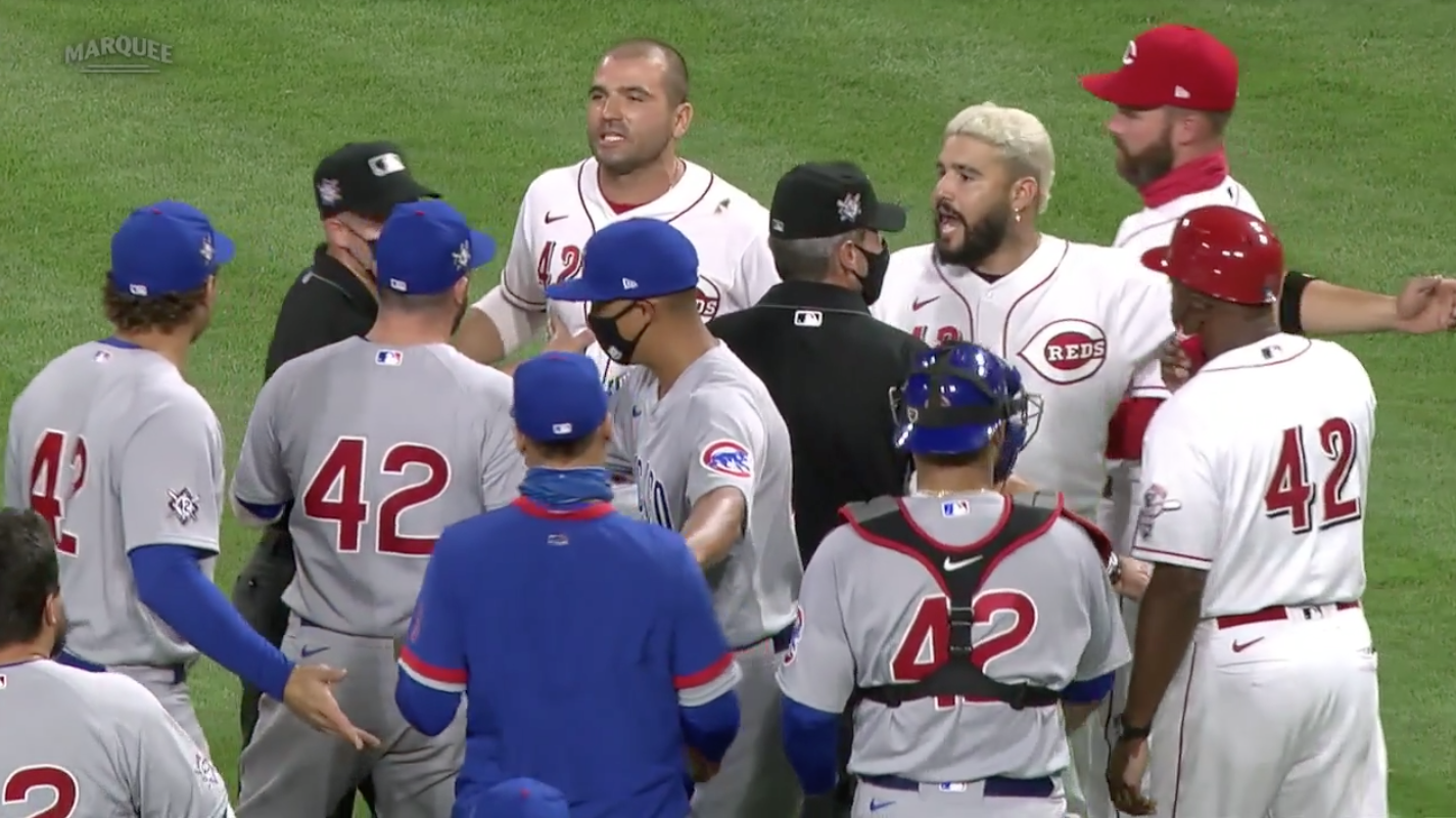 VIDEO More Ejections After Benches Clear Between Cubs And Reds
