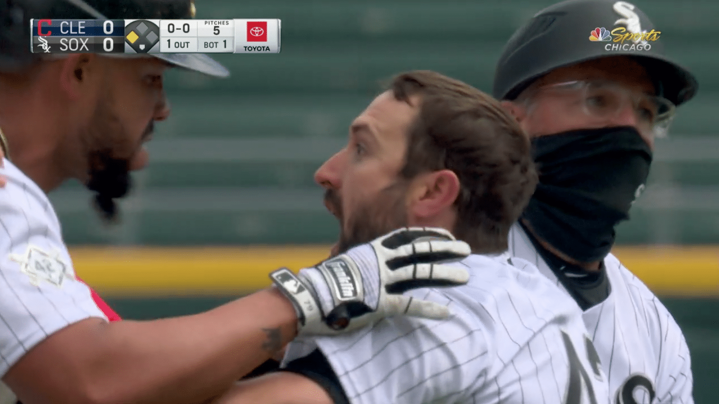 Benches Clear Between Cleveland and White Sox