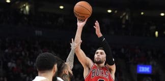 Zach LaVine Three Point Shot