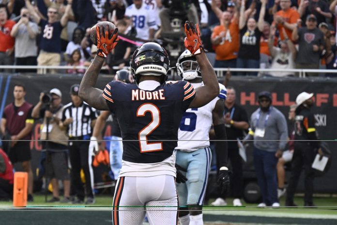 NFL: Dallas Cowboys at Chicago Bears dj moore