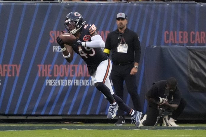 NFL: Dallas Cowboys at Chicago Bears tremaine edmunds