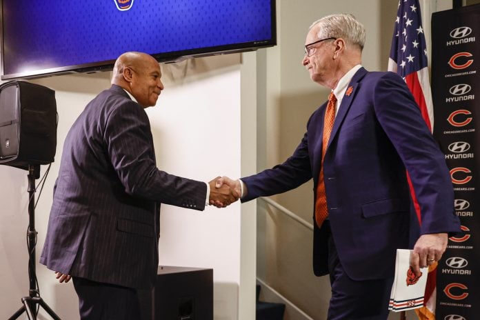 NFL: Chicago Bears Press Conference-President & CEO Kevin Warren Introduction chicago bears