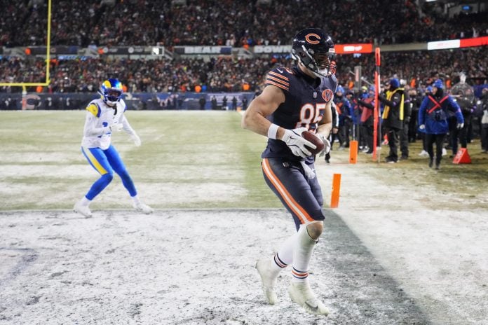 NFL: NFC Divisional Round-Los Angeles Rams at Chicago Bears caleb williams