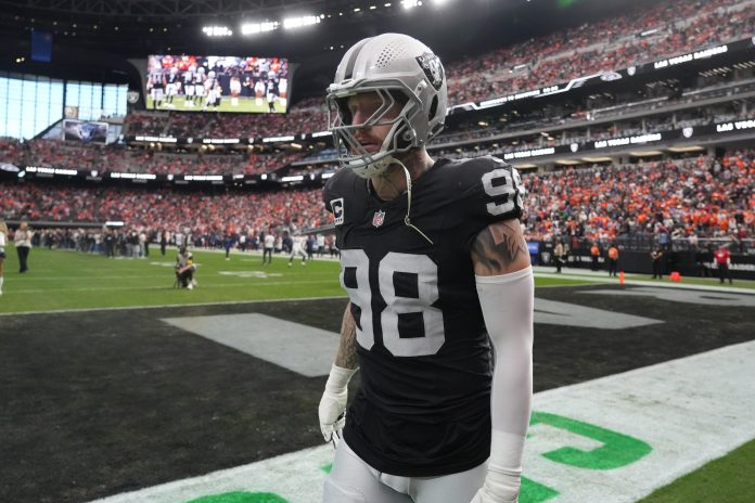 NFL: Denver Broncos at Las Vegas Raiders maxx crosby