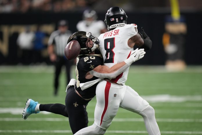 NFL: Atlanta Falcons at New Orleans Saints pete werner