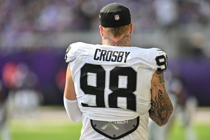 NFL: Las Vegas Raiders at Minnesota Vikings maxx crosby