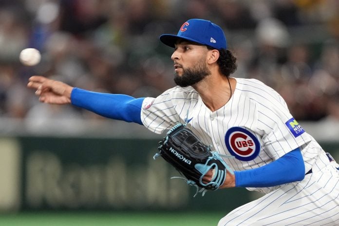 MLB: Spring Training-Chicago Cubs at Hanshin Tigers